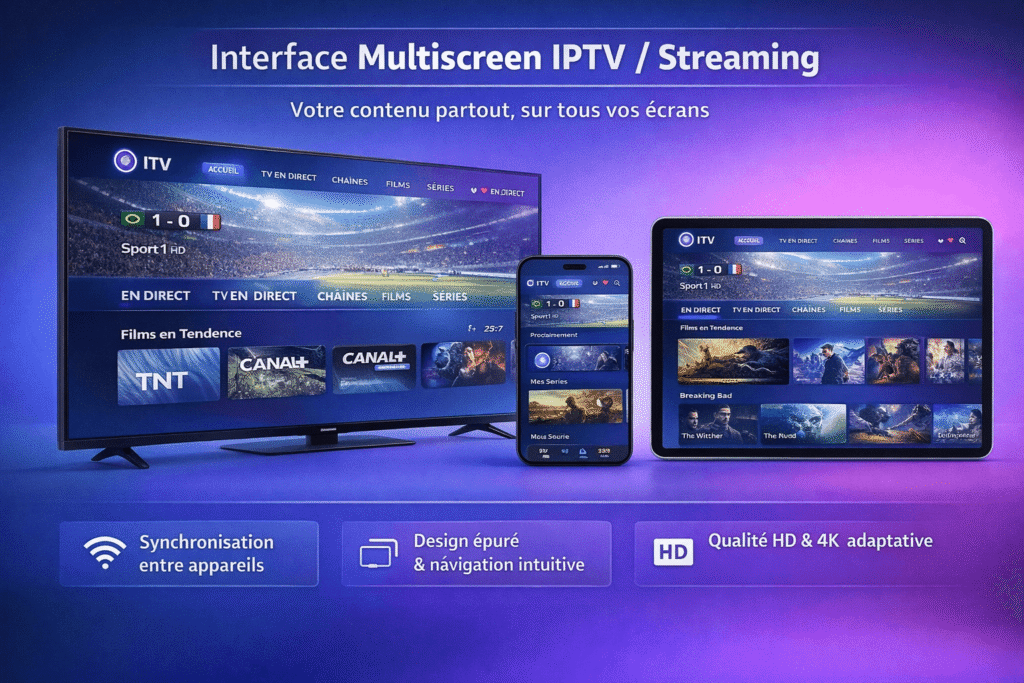Interface Atlas Pro adaptée aux différents écrans