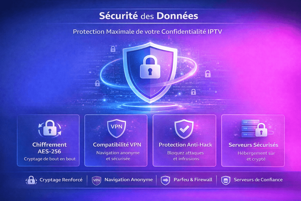Protection et sécurité des données sur Atlas Pro IPTV