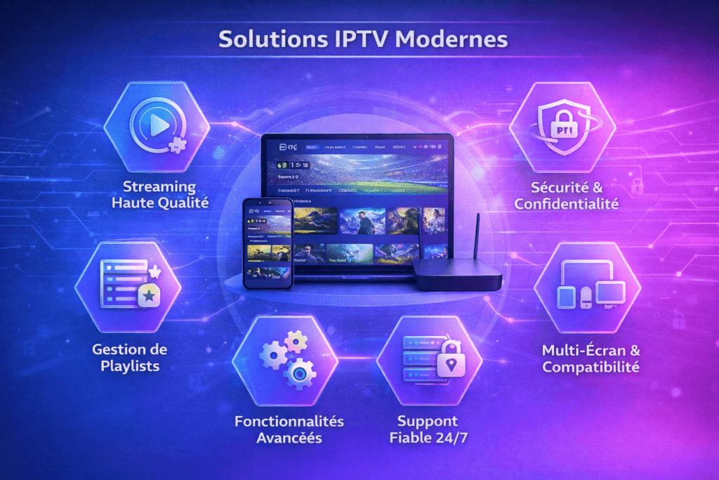 Concept de solution IPTV moderne Atlas Pro