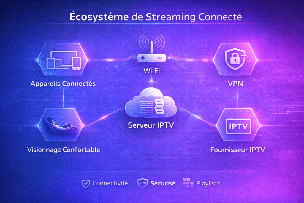 Connexions et services dans l’écosystème streaming Atlas Pro