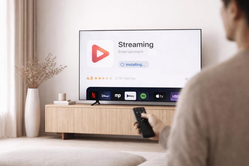 installation Atlas Pro App sur smart tv