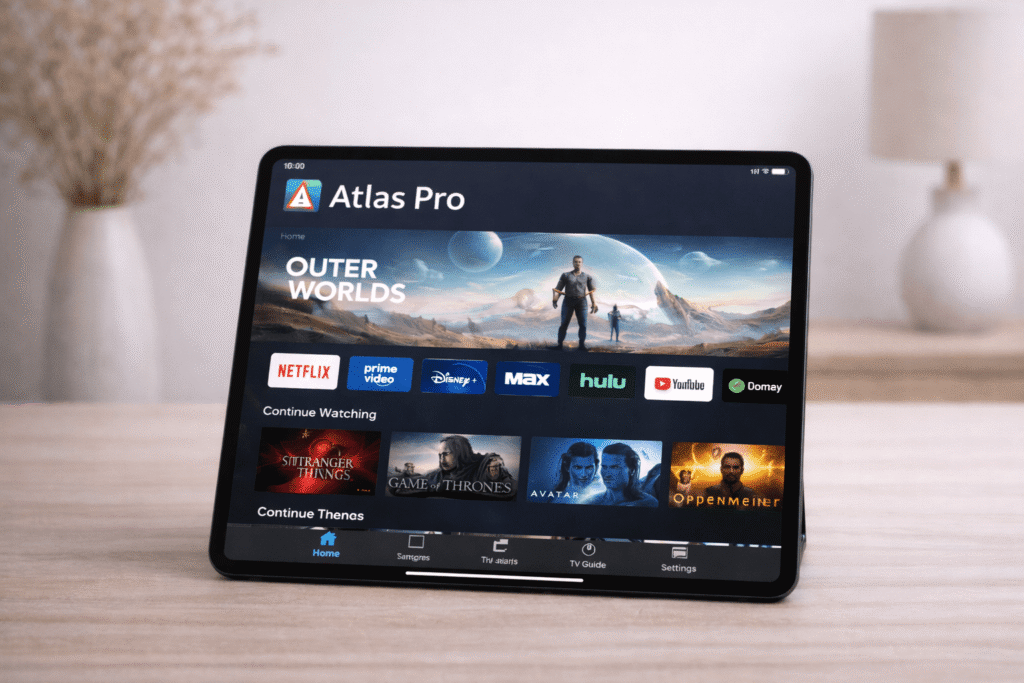 application atlas pro app interface