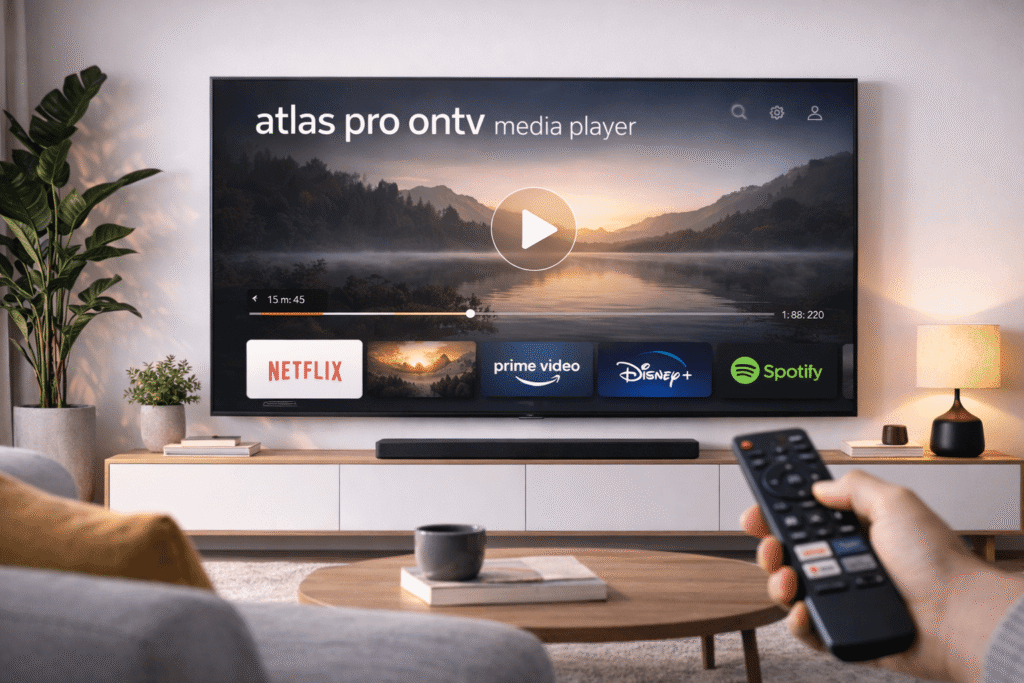 atlas pro ontv media player interface streaming